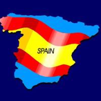 Espagne, carte avec drapeau, 490x490.jpg